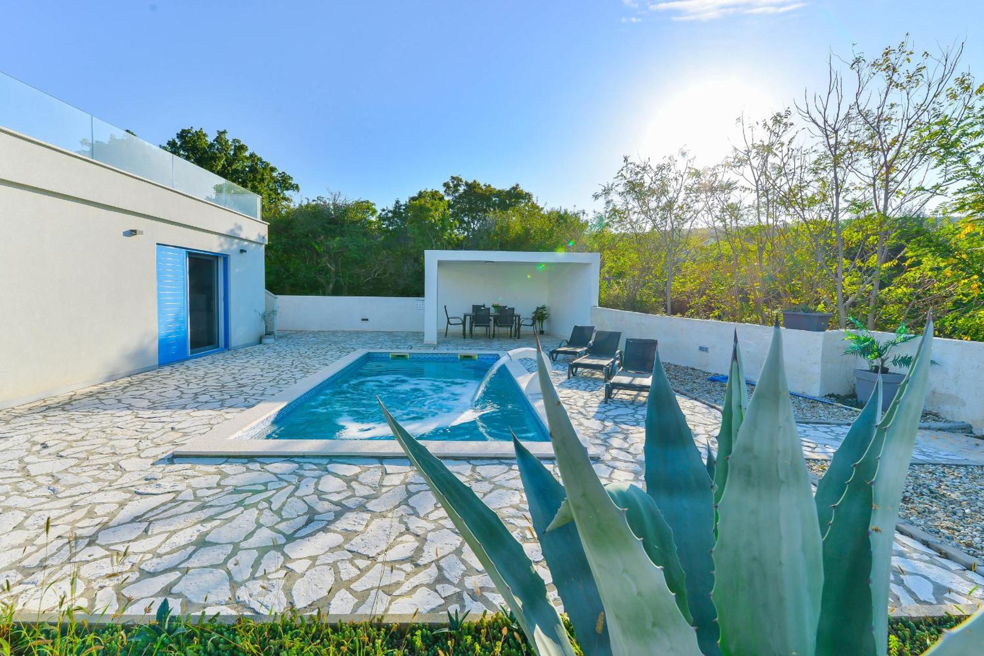 Villa Anna With Pool, Zadar County Vinjerac Exterior photo