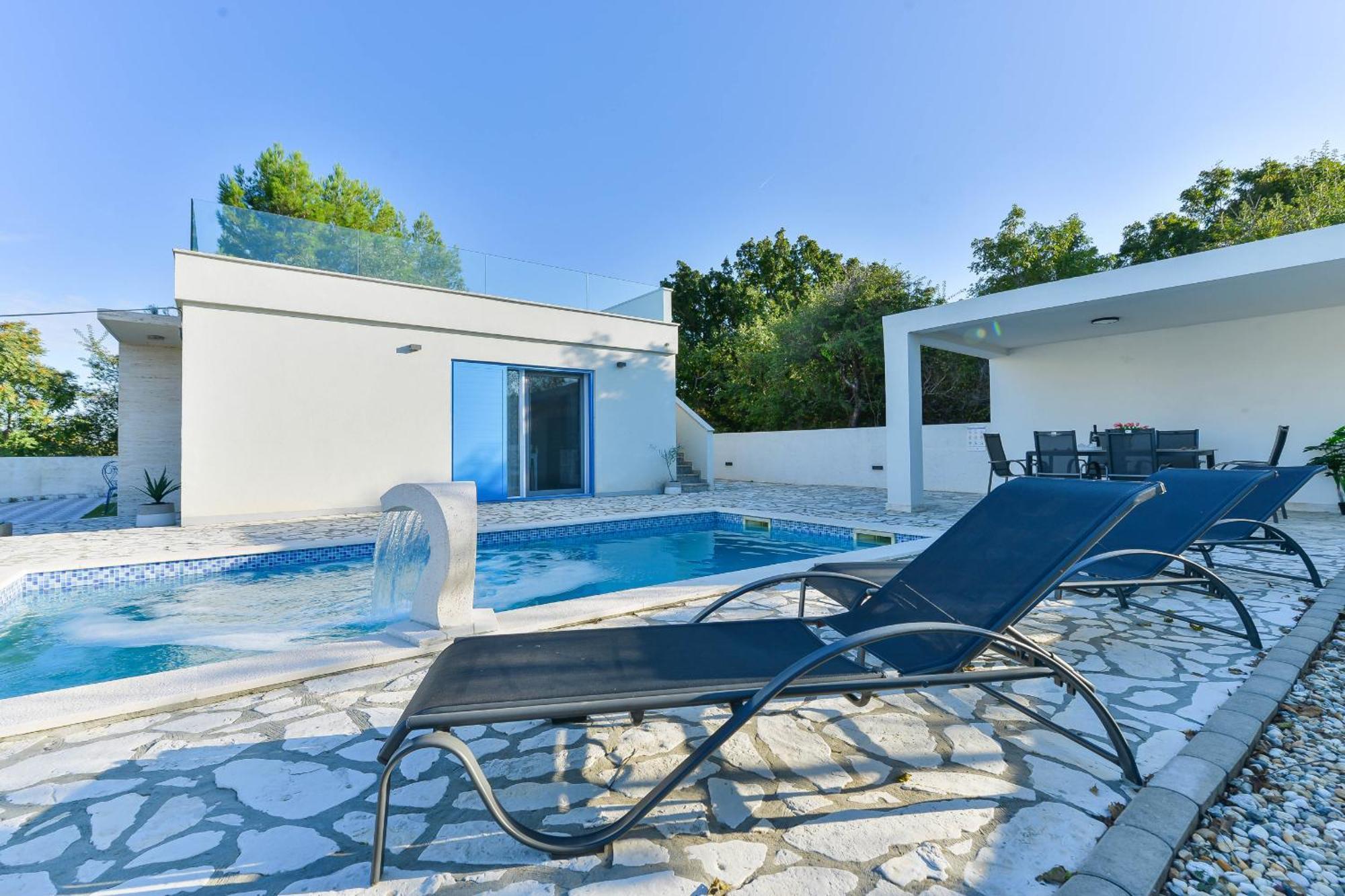 Villa Anna With Pool, Zadar County Vinjerac Exterior photo